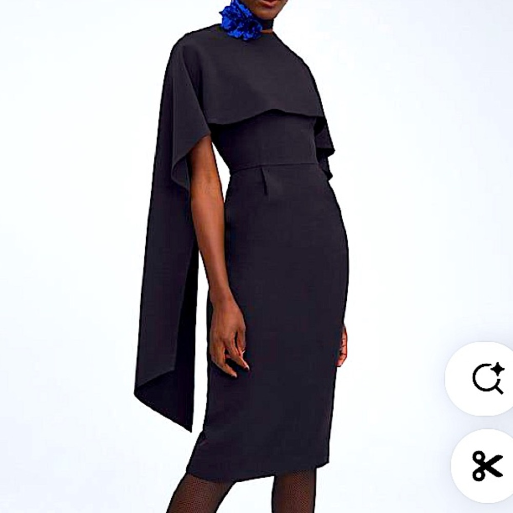 Shawl midi dress by LBV - NWT, size 8